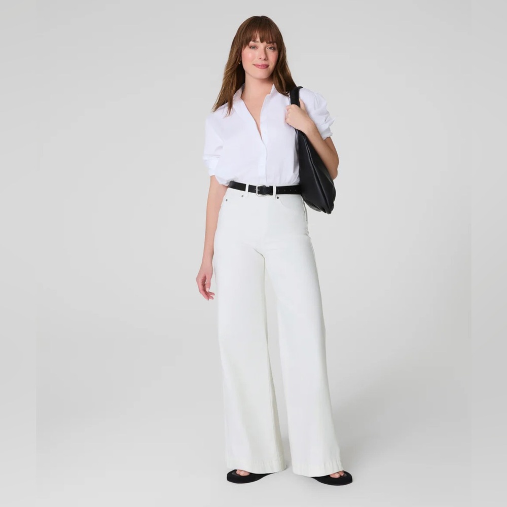 SPANXshape™ Original EveryWear Wide Leg Jeans | Chalk Tall / M